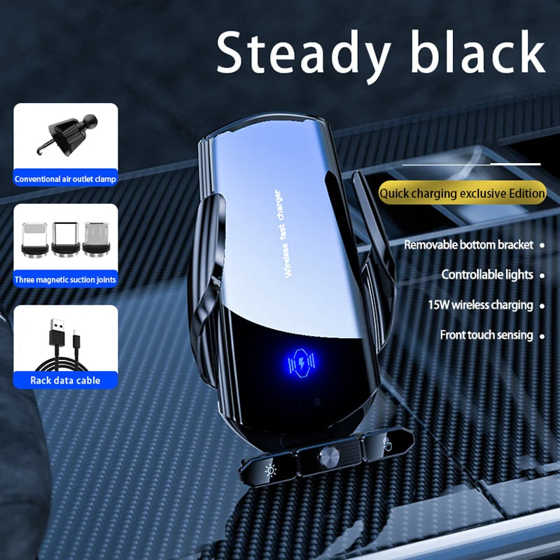 Car Magnetic Cell Phone Holder wireless charger Mobile Phone Stand in Car GPS Support 360° Rotatable Mount For iPhone 14 Xiaomi My Store