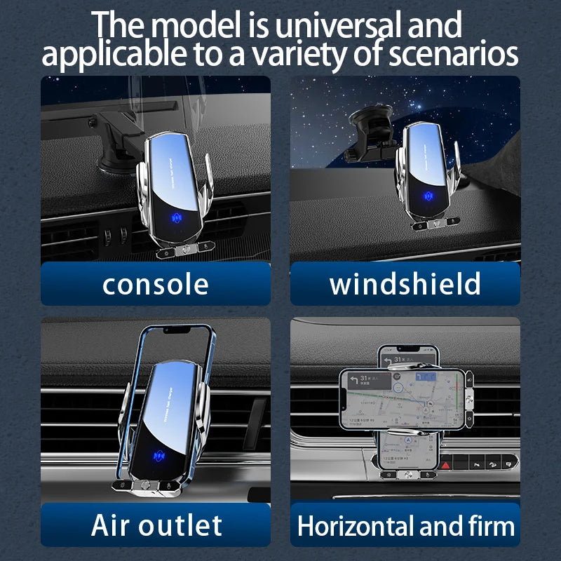Car Magnetic Cell Phone Holder wireless charger Mobile Phone Stand in Car GPS Support 360° Rotatable Mount For iPhone 14 Xiaomi My Store