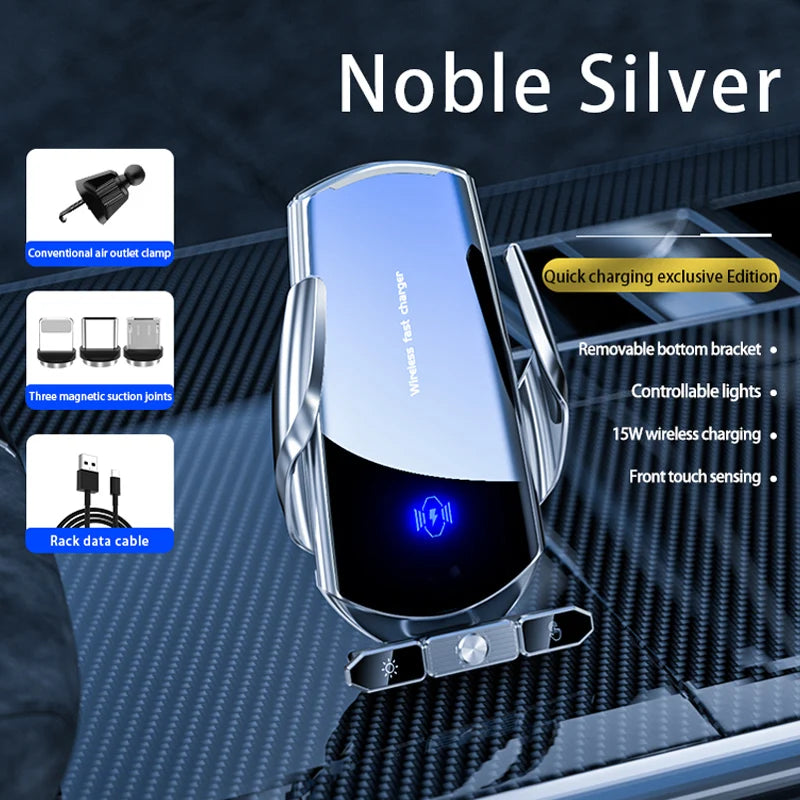 Car Magnetic Cell Phone Holder wireless charger Mobile Phone Stand in Car GPS Support 360° Rotatable Mount For iPhone 14 Xiaomi My Store