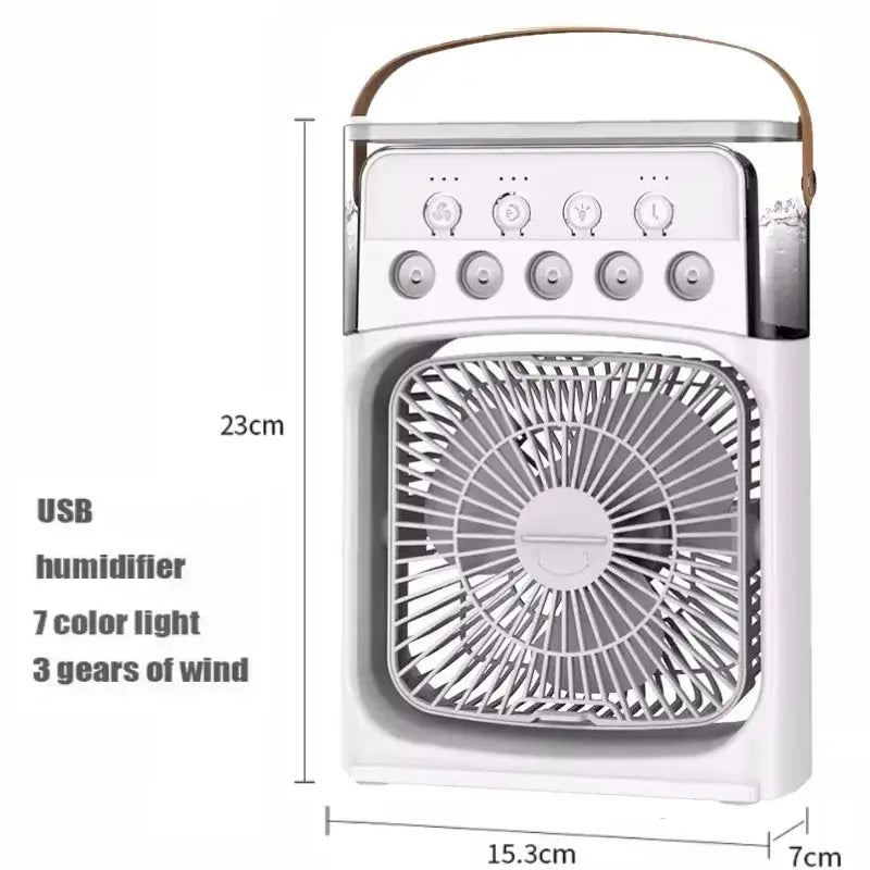3-in-1 Portable Air Cooler, Fan & Humidifier (with LED Night Light) My Store