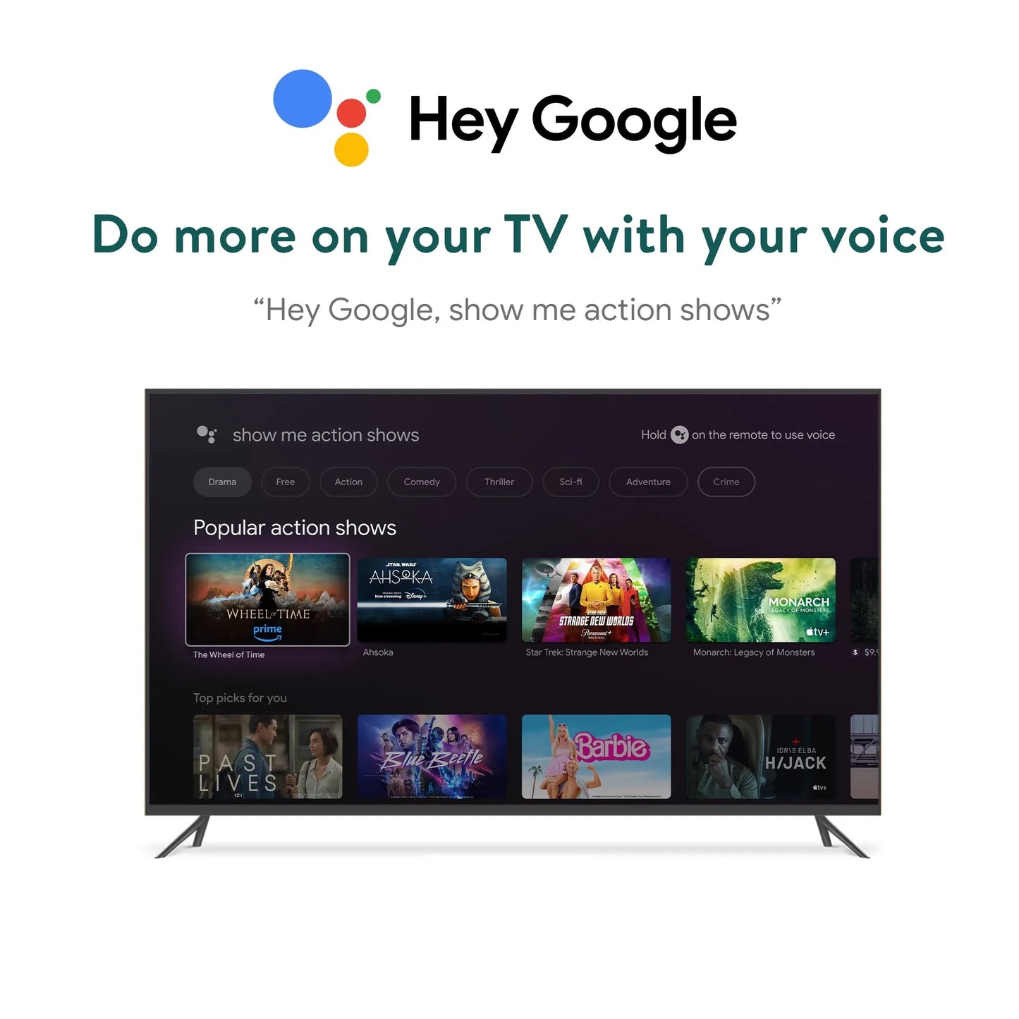 Google TV 4K Pro Streaming Device (New, 2024), 4K UHD Resolution, Dolby Vision & Dolby ATMOS, Hands-Free Voice Control, Smart Hub