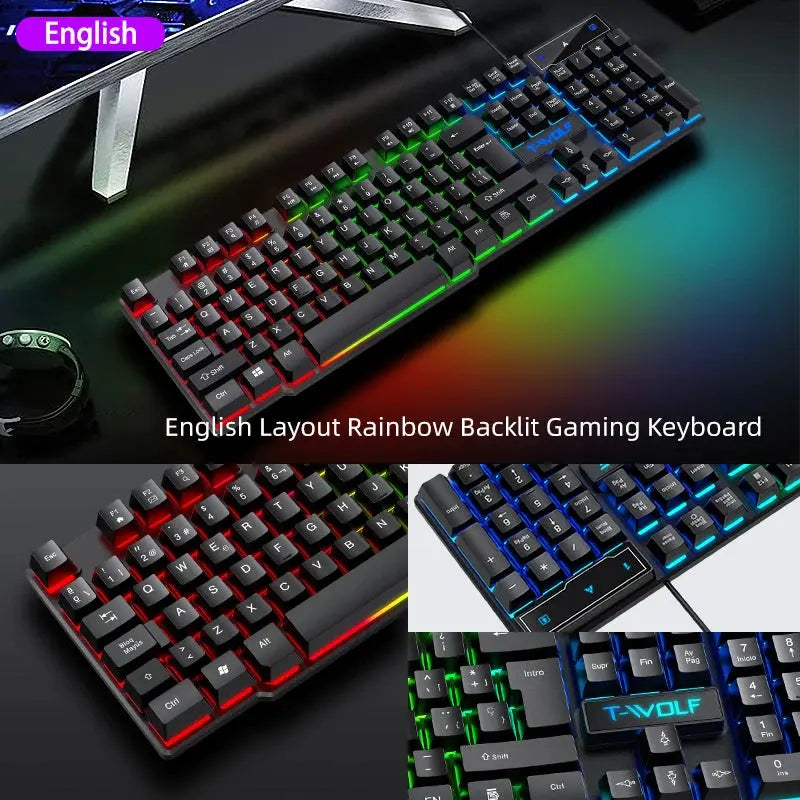 5-in-1 Gaming Combo: Keyboard, RGB Mouse, Headset, Speaker & Mouse Pad My Store