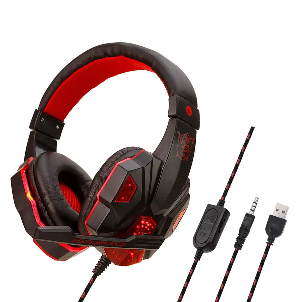 LED Gaming Headset w/ Mic (PC/Laptop) My Store