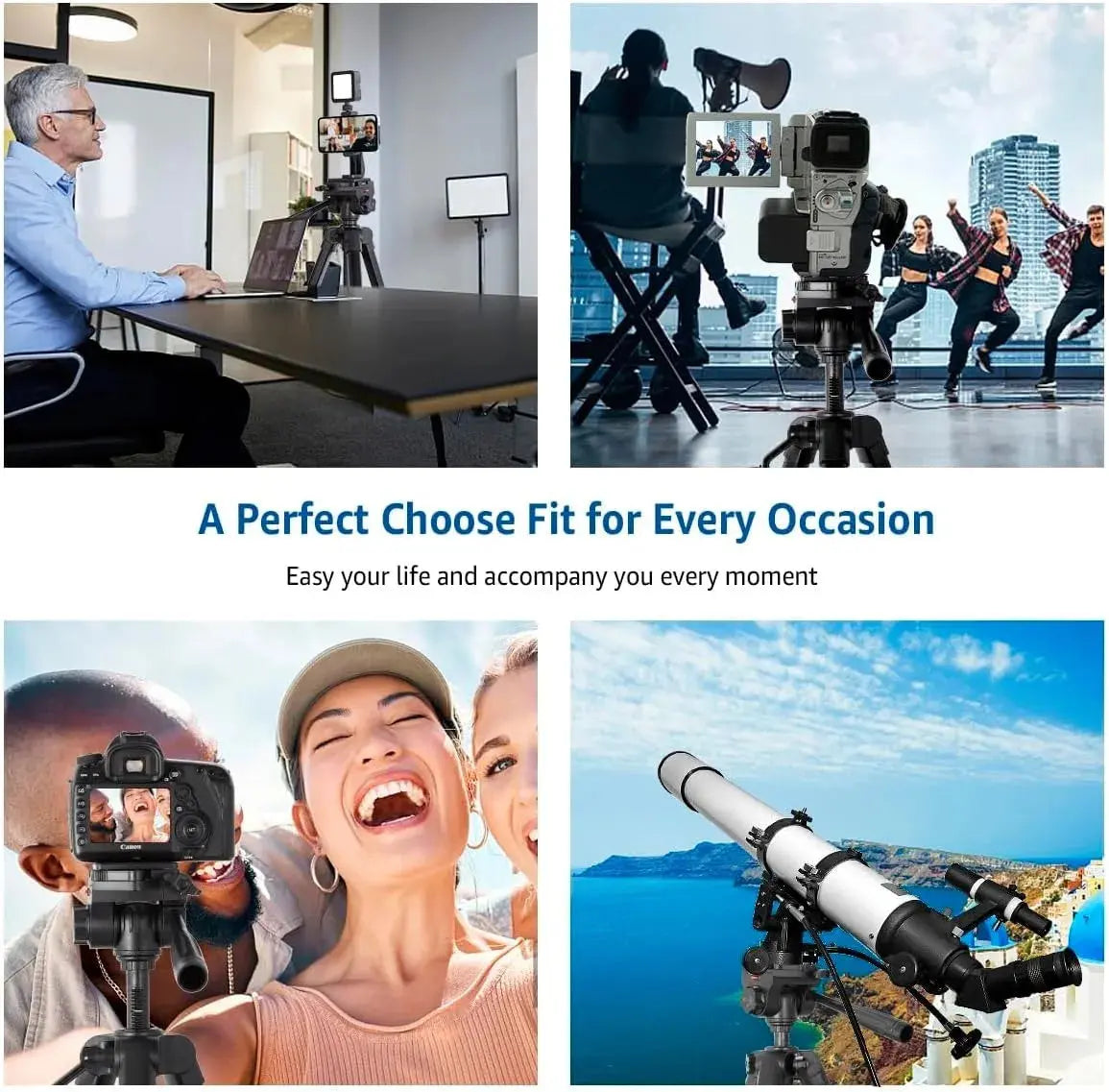 60" Heavy Duty Camera/Phone Tripod My Store