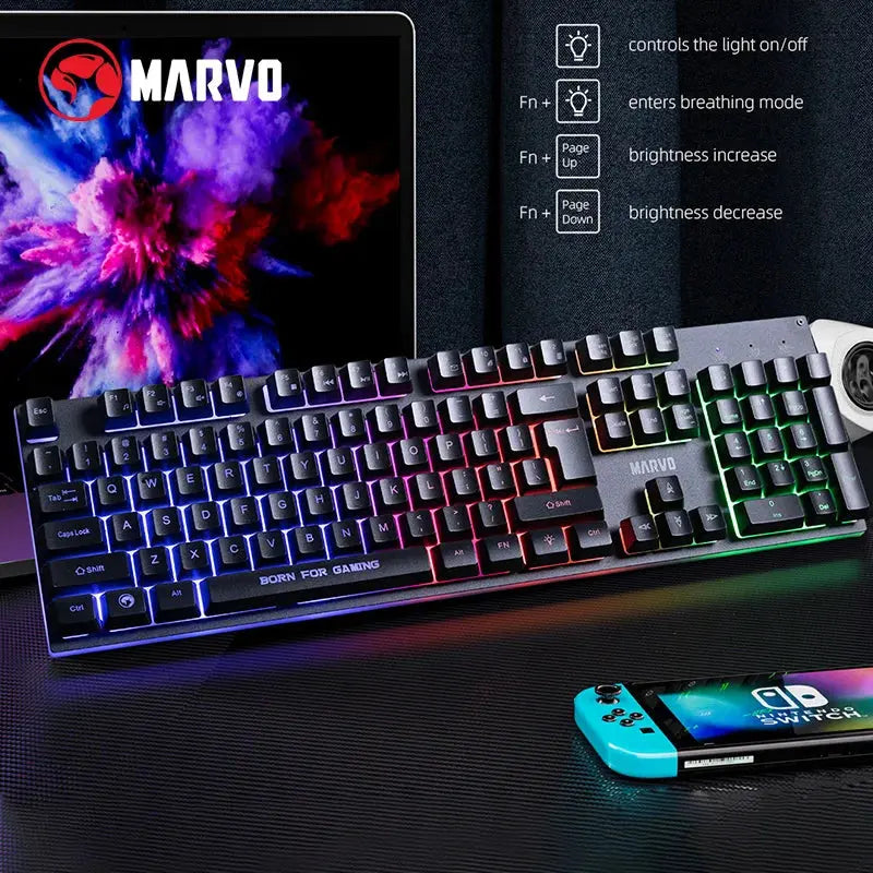 RGB Gaming Bundle: Keyboard, Mouse, Headset & Mouse Pad My Store
