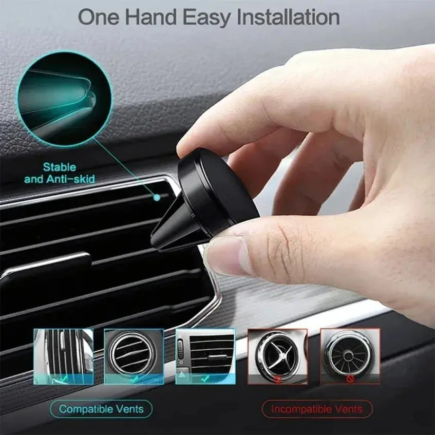 Magnetic Air Vent Car Phone Holder My Store