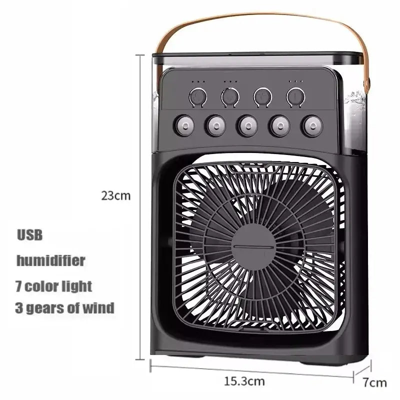 3-in-1 Portable Air Cooler, Fan & Humidifier (with LED Night Light) My Store