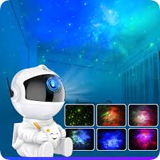Galaxy Star Projector Starry Sky Night Light Astronaut Lamp Home Room Decor Decoration Bedroom Decorative Christmas Gift My Store