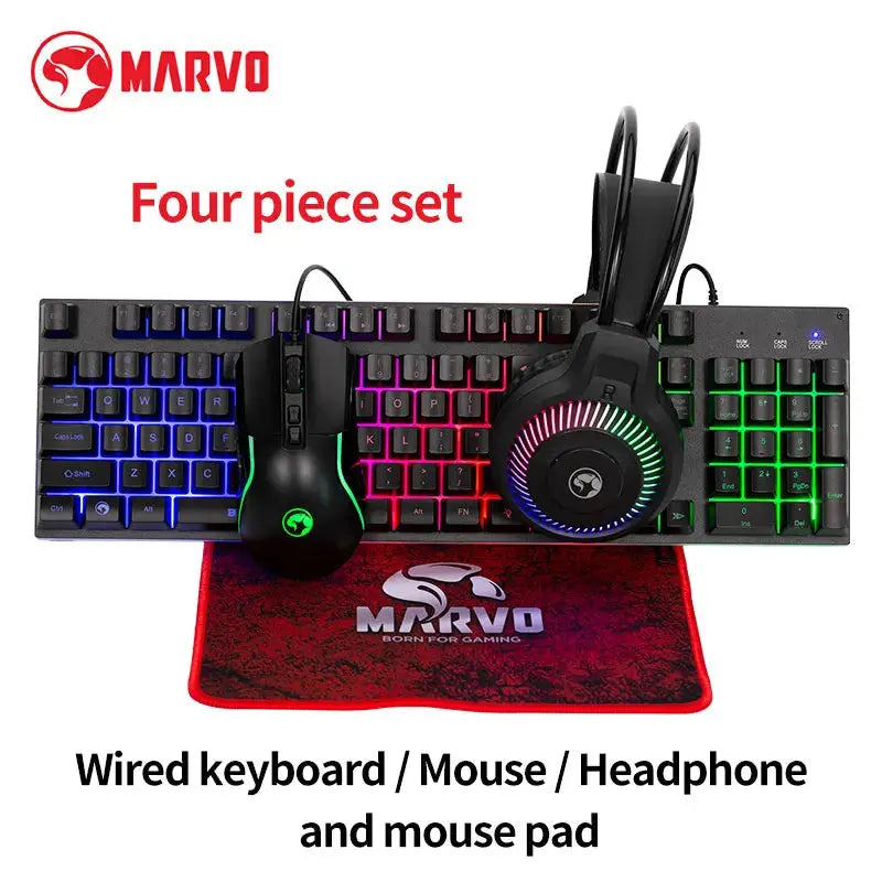 RGB Gaming Bundle: Keyboard, Mouse, Headset & Mouse Pad My Store