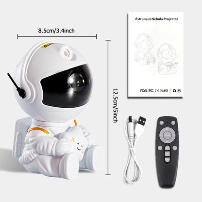 Galaxy Star Projector Starry Sky Night Light Astronaut Lamp Home Room Decor Decoration Bedroom Decorative Christmas Gift My Store