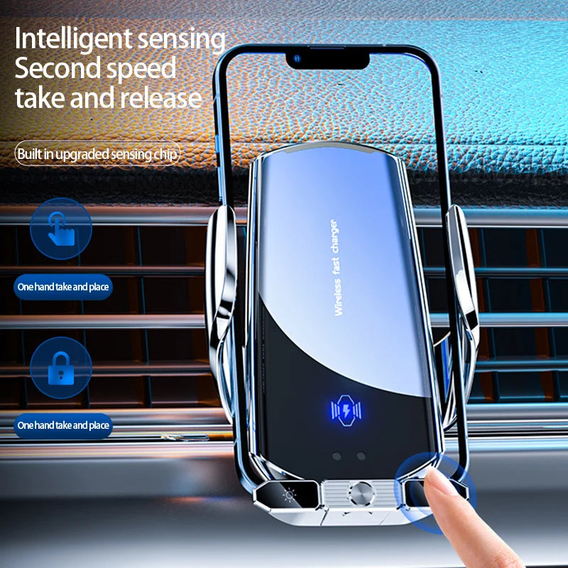 Car Magnetic Cell Phone Holder wireless charger Mobile Phone Stand in Car GPS Support 360° Rotatable Mount For iPhone 14 Xiaomi My Store